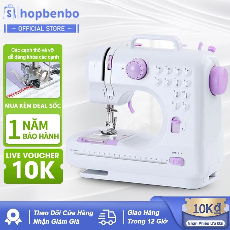 Máy may bản nâng cấp, máy may điện nhỏ mini đa năng dùng trong gia đình có thể may vắt sổ may trên lớp vải dày