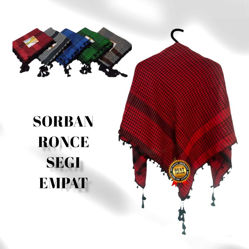 Sorban Hijab Wanita Model Sorban Palestina BahanPoliester Katun Kain Putri 8