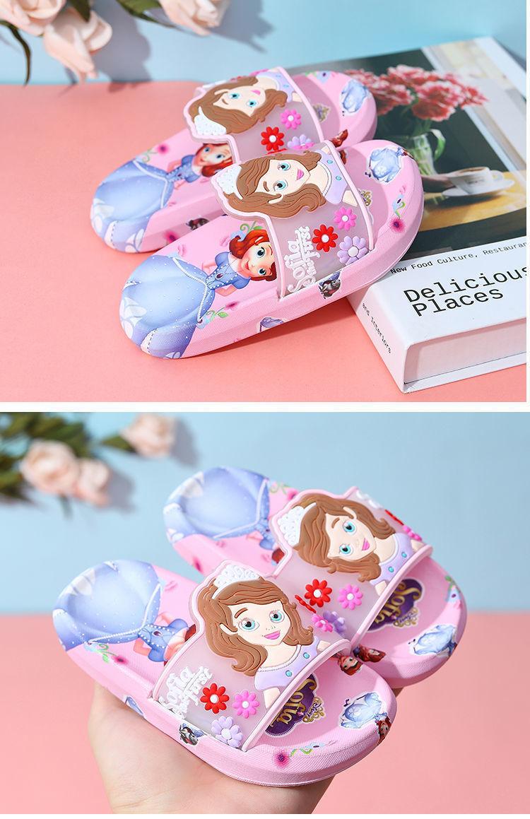 Product Introduction of รองเท้าแตะลายการ์ตูน สำหรับเด็ก พื้นนุ่ม กันลื่น เหมาะสำหรับเด็กหญิงและสาวน้อย ใส่กลางแจ้งและในบ้าน ฤดูร้อน น่ารัก สไตล์เจ้าหญิง คอลเลคชั่น 2568 มีผู้คน 1394 คน 12