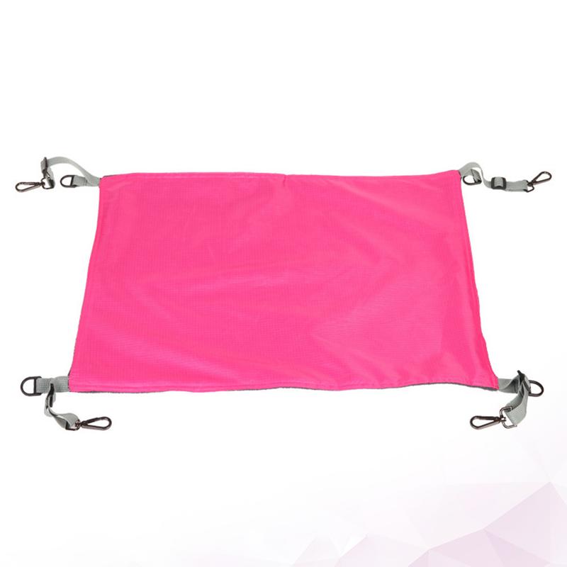 Cat Sleeping Mat Hammock Swing Refillable Cats Toys Two Sides 55*43cm Rosy 4