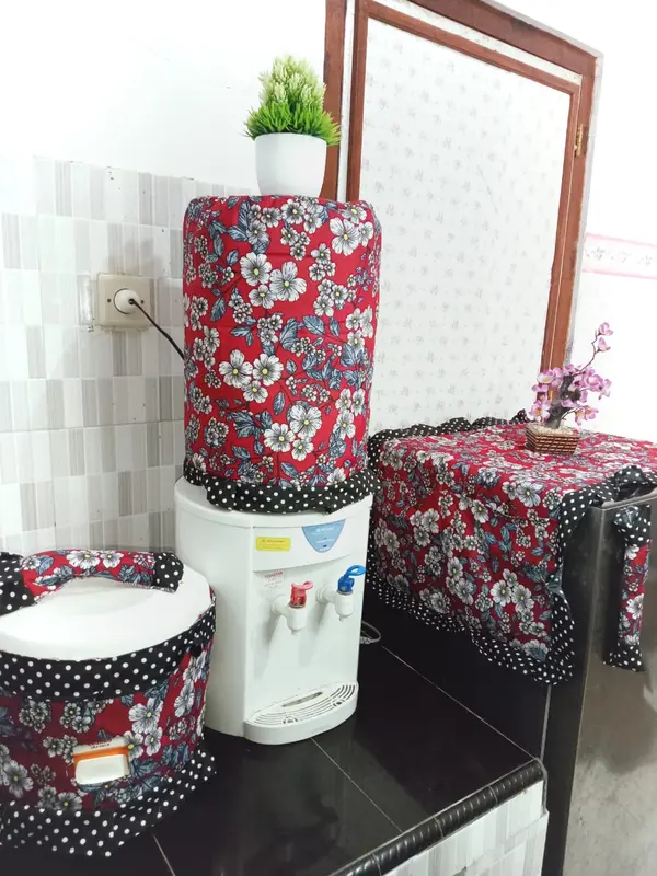 GKM TUTUP KULKAS TUTUP GALON TUTUP MAGICOM 1 SET ANEKA MOTIF Dapat digunakan kembali 1