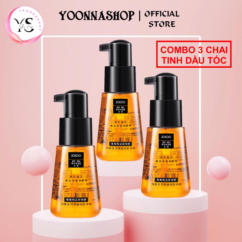  COMBO 3 Chai Tinh Dầu Dưỡng Tóc JCKOO Dành Cho Tóc Khô Tóc Uốn A173 Nữ Women 