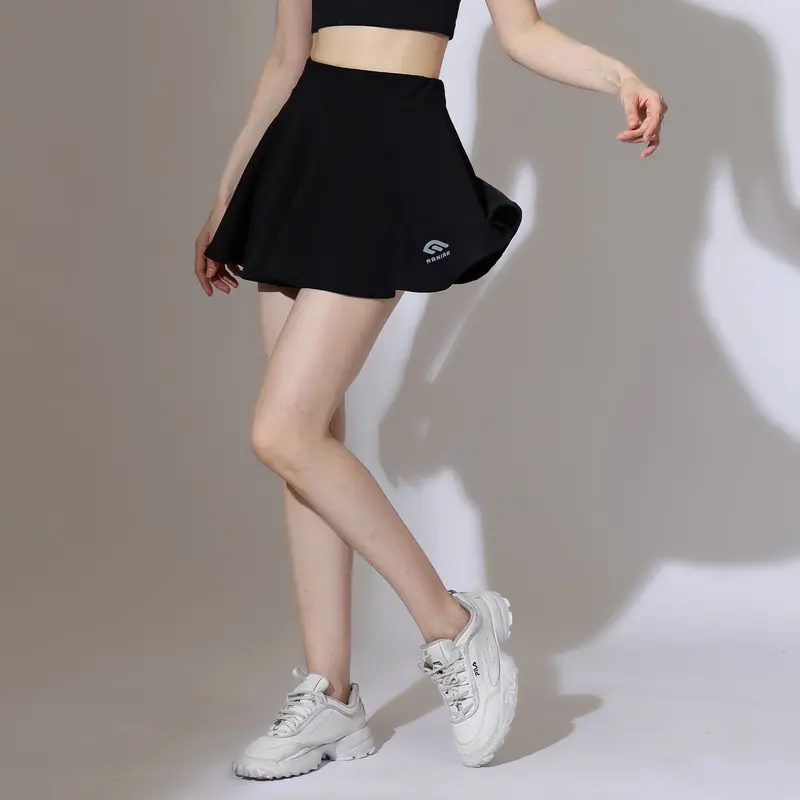 MANIAK Rok Mini Short Skirt Flare Casual Olahraga Sport Tennis Poundfit Gym Voly Golf Senam Dancer Zumba Aerobik Bulutangkis Renang Sepeda Lari (ROK-03) 2