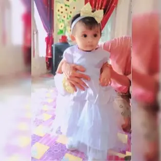 Gaun Dress Pesta Anak Bayi Perempuan 9-12 bulan -Dress Kids Valen Kid Lengan 4