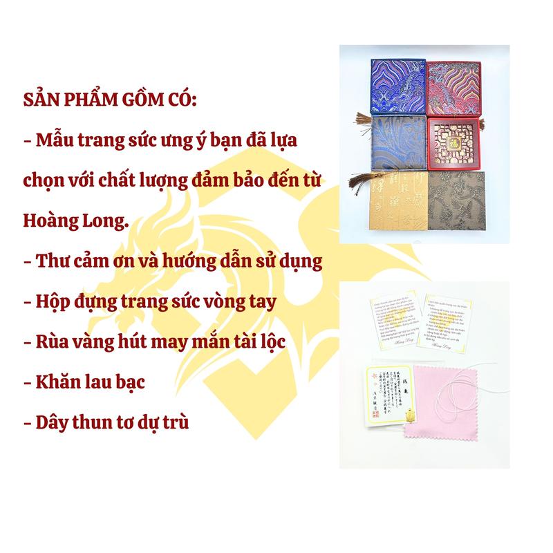 Vòng Tay TA Tóc Vàng 6 Li - Hợp mệnh Thổ, Kim 5