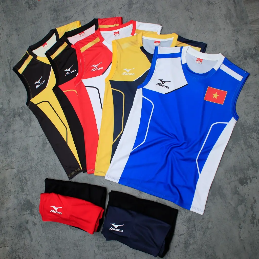 [VIDEO]Áo Bóng Chuyền Mizuno Quần Áo Bóng Chuyền Sát Nách Nam + Nữ VIETNAM Mới 2024 - Áo Bóng chuyền Asic