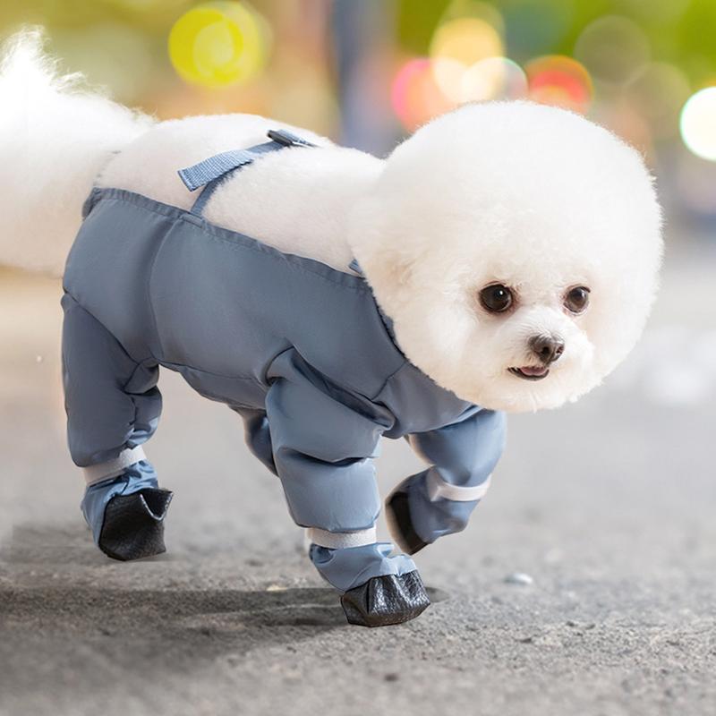 Bốt Cho Chó, Quần Legging, Dây Đeo Có Thể Điều Chỉnh Không Thấm Nước Và Chống Bụi, Không Trơn Trượt, Bảo Vệ Bàn Chân Cho Chó, Giày Và Quần Đi Tuyết, Thích Hợp Cho Chó Nhỏ Và Trung Bình Ngoài Trời, Giày Dây Đeo, [toflytsay] 5