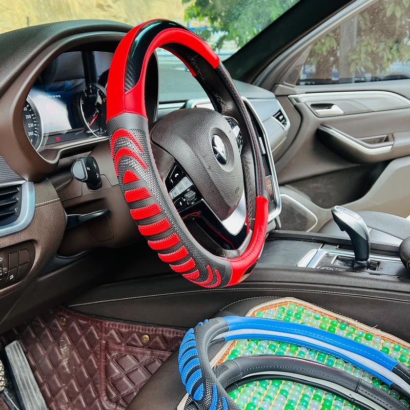  Bọc Vô Lăng vân chống trơn không mồ hôi tay viền carbon đủ size xe con xe tải 