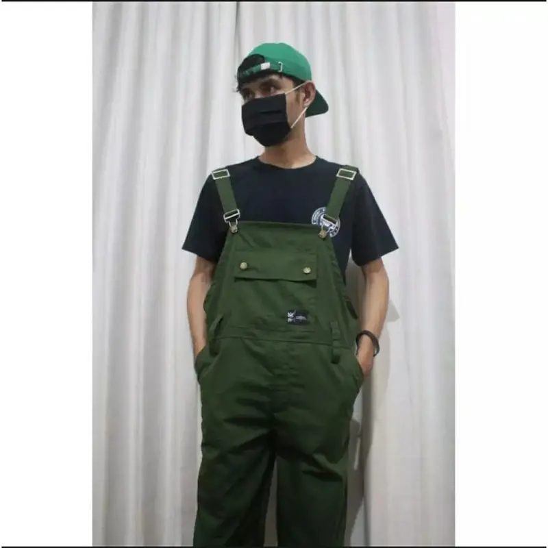 Celana   overall unisex pria wanita 0