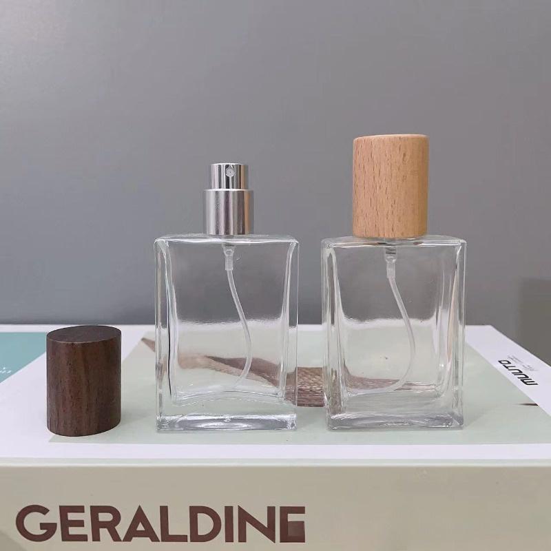 Product Introduction of 30ml 50ml Screw-Neck Perfume Bottle Refillable Glass Empty Spray Bottles with Stickers Portable Travel Perfume Atomizer Container 14