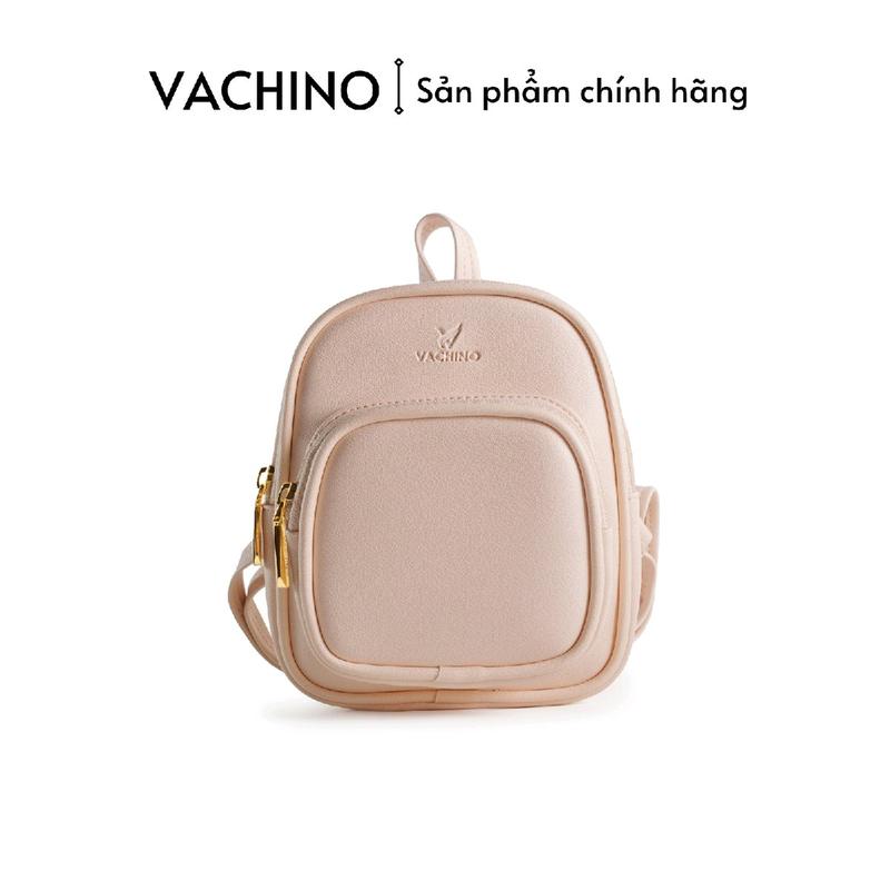   Tặng Ví Nhỏ  Balo da nữ mini siêu dễ thương VACHINO - BG030 Đeo Vai Backpack 