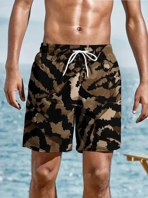 Product Introduction of 2025 New European and American Trade Casual Versatile Fashion Trend High Quality Men's Camouflage Casual Shorts 6