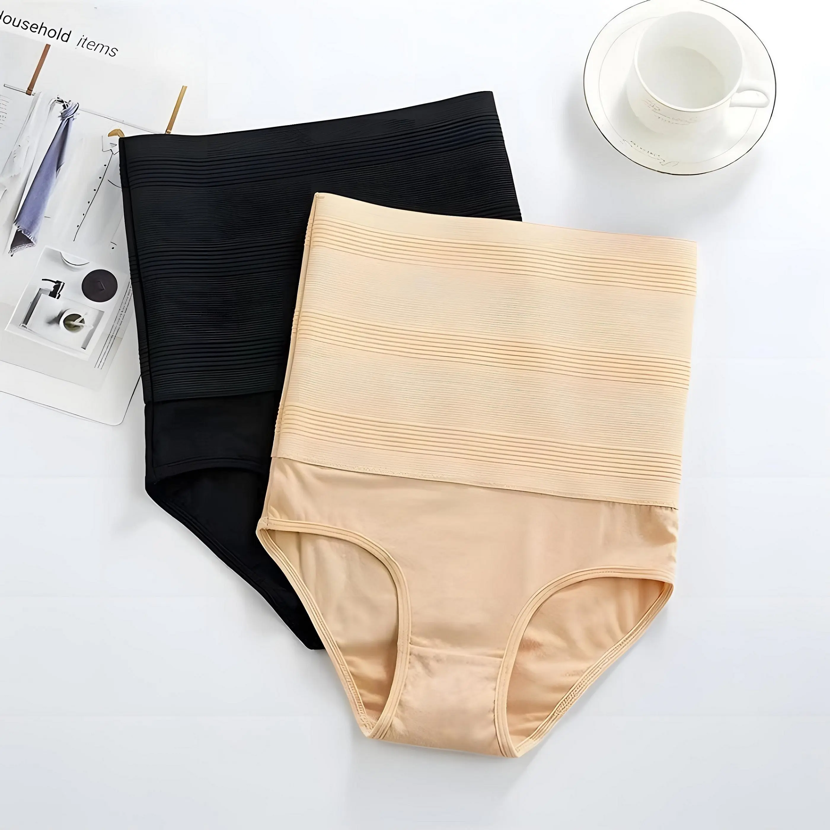 Combo 7 quần ( 5 quần ghen tặng 2 quần lót bất kì ) Ghen Bụng Su Non Cạp Cao Gen V2 Cải Thiện 8 - 10 cm Women Nữ ÁO LB1