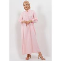 Gambar MFMW Wedari Dress Gamis Baby Pink - S dari MFMW Shop Kota Bandung 1 Tokopedia