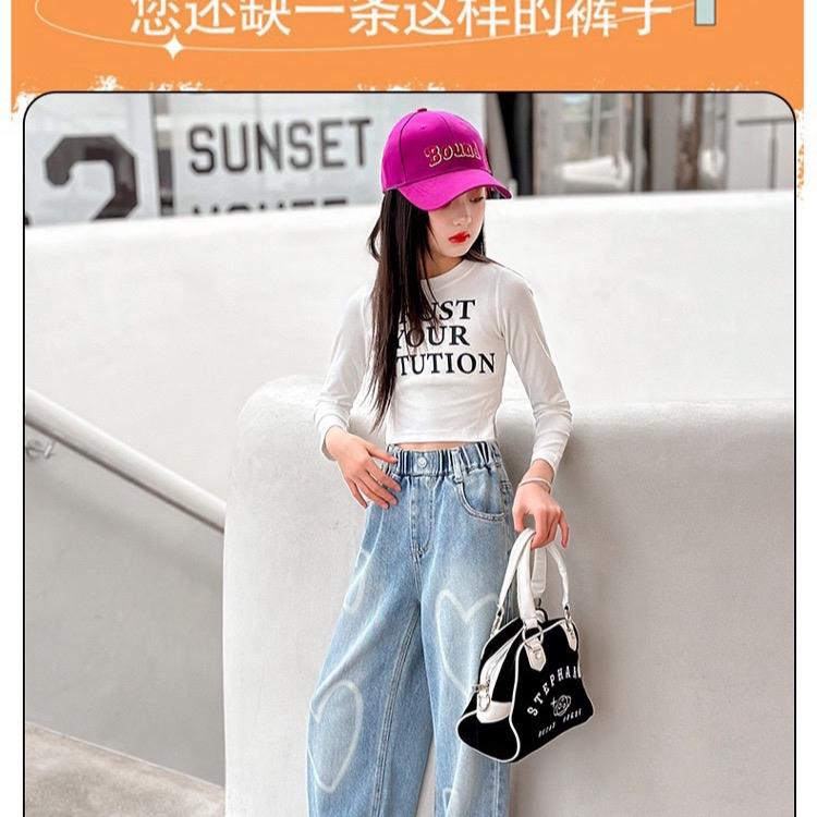 [VGKIDS] Quần jean suông in 4 tym cho bé 17-48kg 2