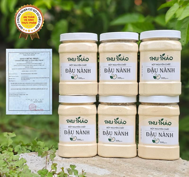  Combo 6 Bột Đậu Nành Thu Thảo Hộp Bột Đậu Rang Nguyên Chất 