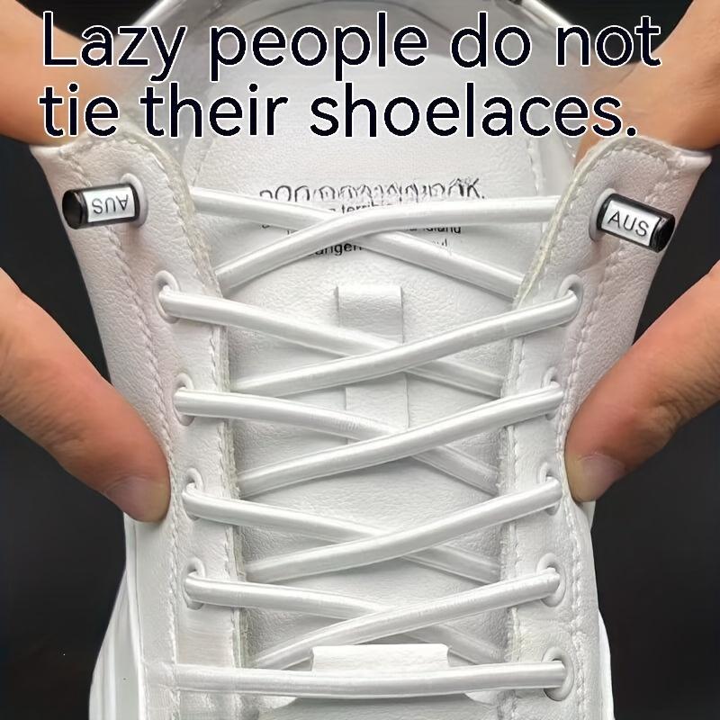 Curated visual reference: Gallery Detail: Elastic Stretch Laces For Sneakers 1 Pair Elastic No Tie