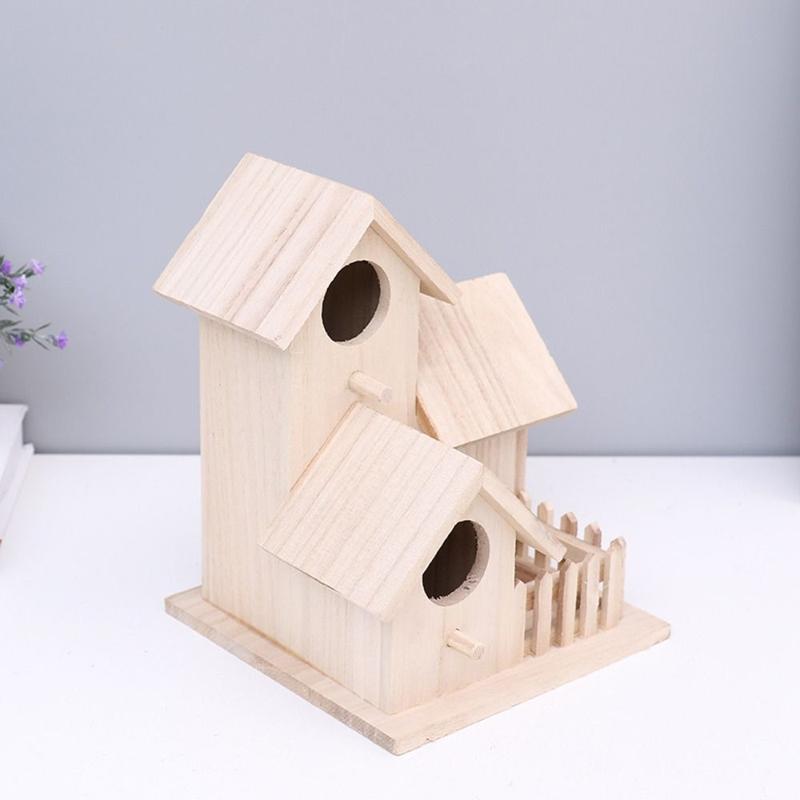 Product Introduction of Garden Decoration Creative Villa-Style Birdhouse Weatherproof Eco-friendly Bird's Small Hot Nest Durable Hanging Small Bird Breeding Box Outdoors 14