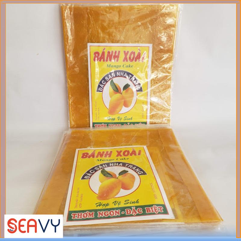  1kg Bánh xoài dẻo vàng đặc sản Nha Trang gồm 5 gói bánh mới thơm dẻo vàng 