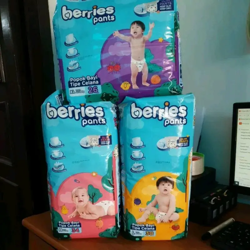 popok bayi barries murah paket 2 bal