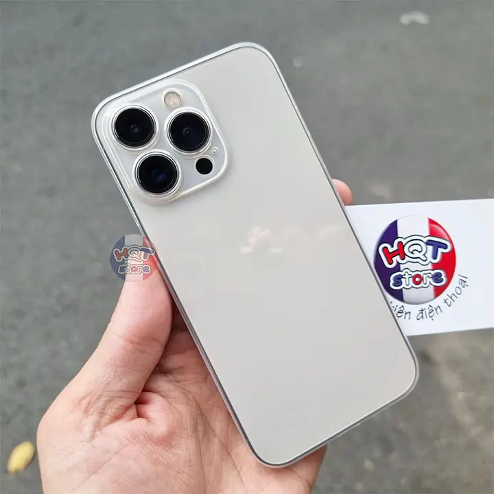 Ốp lưng siêu mỏng trong suốt Ultra Slim 0.4mm IP 13 Pro Max / 13 Pro 1