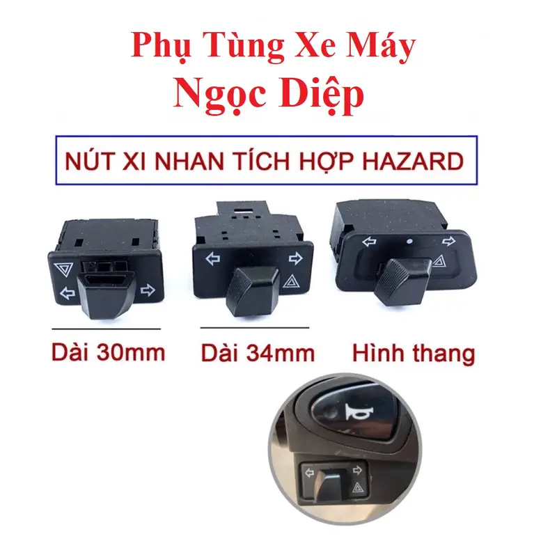 Công tắc Hazard đèn ưu tiên 0