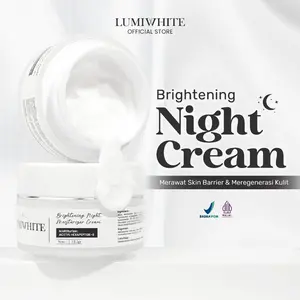 LumiWhite - Brightening Night Cream / Night Cream Pemutih Wajah / Skincare Wajah 12.5gr eb