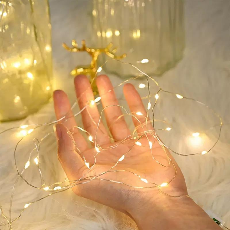 3M Fairy Light String LED Copper Wire Light Bedroom Garden Party Wedding Party Decoration Holiday Lighting Festive Supplies 7