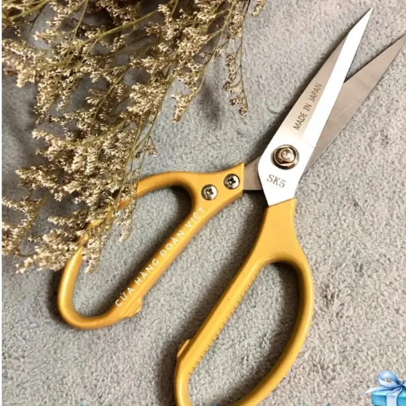 Kéo cắt thịt SK5 nhật bản đa năng chất lượng siêu bén cán kim loại cứng cáp cắt xương gà vịt, làm cá - Ahita 4