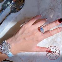 Gambar HIWANGO Cincin Wanita Perak 925 Zircon AAAAA - Platinum, Nomor 6 dari HIWANGO Kab. Gresik 5 Tokopedia