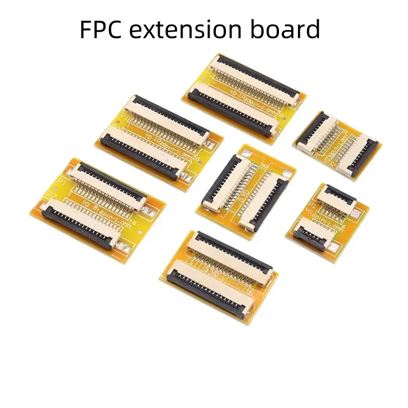 FFC/FPC flexible cable extension/adapter board 1.0mm spacing 4/5/6/10/16/20/22/28/30P