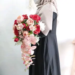 handbuket juntai artifisial premium! Pernikahan wedding bunga tangan Buket Bunga