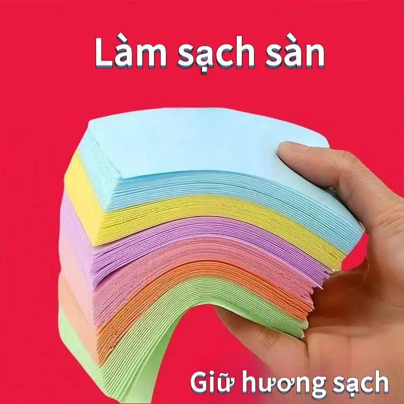 Miếng làm sạch sàn, cho gạch và sàn nhà, chất tẩy rửa gia đình, chất tẩy rửa, loại bỏ bụi bẩn, làm sáng và làm mới, thích hợp để lau