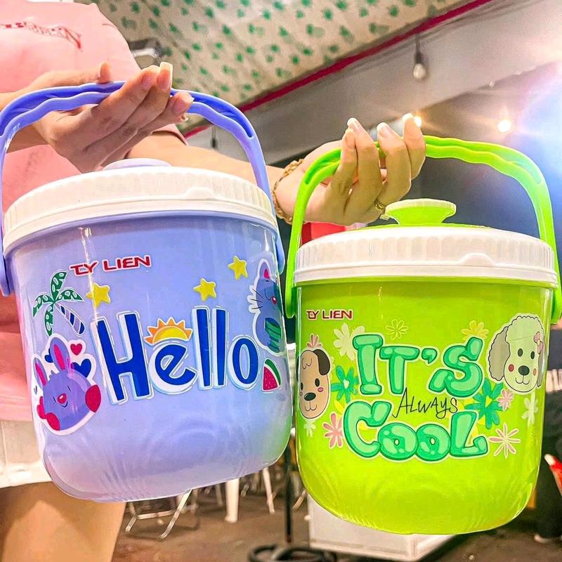combo 2 thùng đá sò 1.5Lít giữ nhiệt siêu dễ thương {hình ngẫu nhiên}