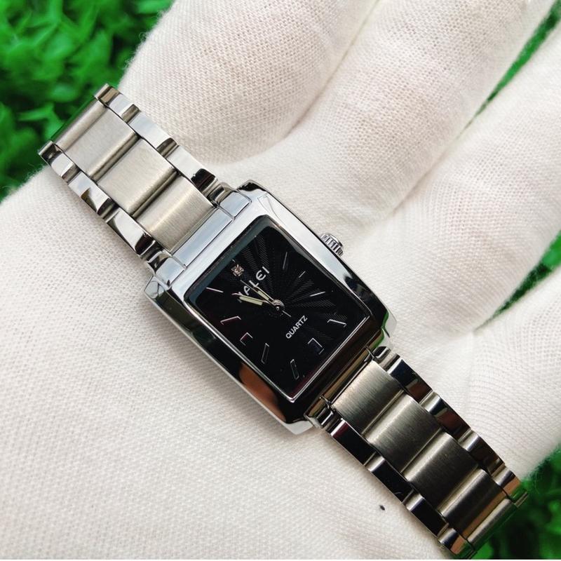 Đồng Hồ Nữ HALEI Mặt Vuông Máy Nhật Phiên Bản 2023 Women Watch