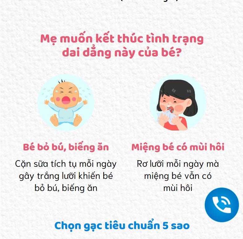 Product Introduction of Gạc Rơ Lưỡi Bảo Nhi Vệ Sinh Làm Sạch Cặn Sữa Ngừa Sâu Răng Giúp Nướu Khoẻ Hộp 30 Gói 1