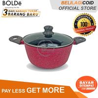 Gambar [COD] BOLDE Super PAN Casserole 24 cm, Granite BLACKPINK Series Granit Kaca Pot  Panci dari BELILAGICOID INDONESIA Kota Administrasi Jakarta Barat 1 Tokopedia