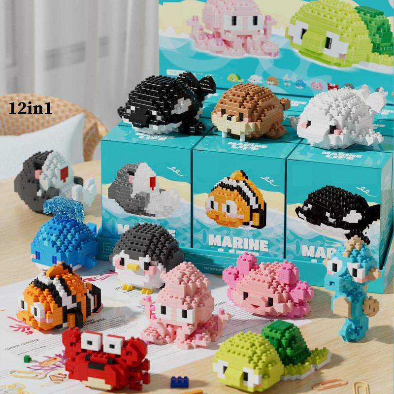 Product Introduction of Cute Animal Design Building Blocks, Mini Blocks Building Toy, Creative and Educational Building Blocks for Boys & Girls, Valentine's Day Gift, Gift for Her, Men's Gift 0