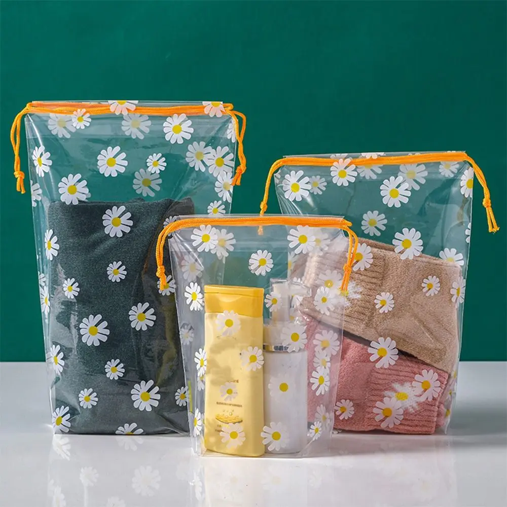 aromaon Creative Cartoon Daisy Shoes Storage Bags Waterproof Dust-Proof Travel Shoe Bag Hanging Bags Moisture-proof Luggage Sorting Package Travel/Bussiness Trip