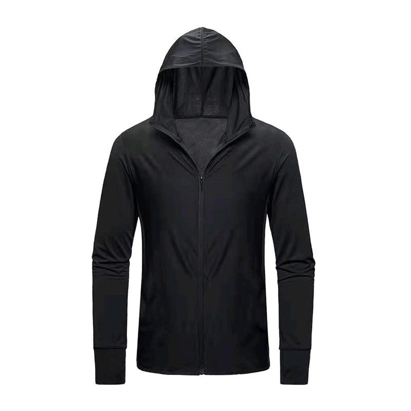 jaket mesh ( dry fit) anti sinar UV pria & wanita Nyaman Abu Sport Sports Outerwear & Hoodies Peter Pan Collar Pink jogging outfit Pakaian 7