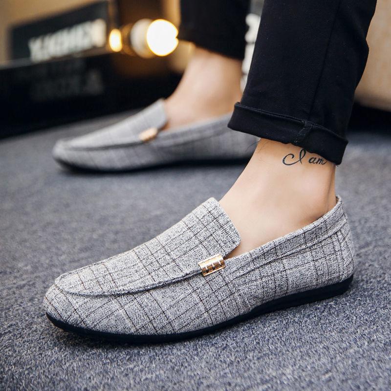 Giày Lười Nam, Bộ Sưu Tập Mùa Lò Xo 2024 Và Mùa Hè, Giày Lười, Thoáng Khí, Giày Thường Ngày Giày Lười, Giày Vải Bắc Kinh Cũ, Thời Trang Shoes 5