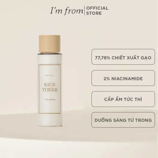 I'm From Rice Toner 30ml Whitening Glowing Toner 4