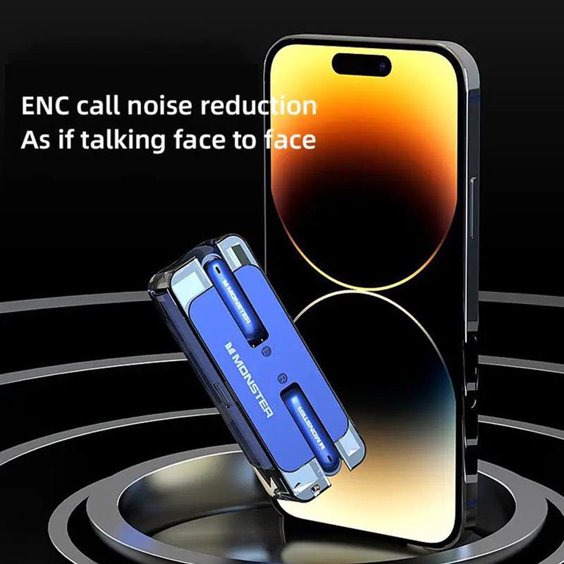 Product Introduction of Monster - Tai nghe Bluetooth XKT08, hiệu suất cao, dành cho nhạc không dây, độ trễ thấp Earphone 4