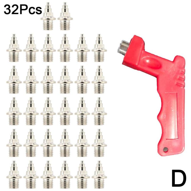 Product Introduction of 32pcs/Set Footful Metal Replacement Running Spikes For Shoes 7mm-13mm 39