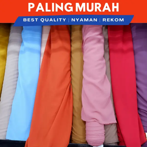 KAIN DIAMOND CREPE PREMIUM | KAIN BAHAN HIJAB | KAIN METERAN MURAH | CERUTY 3