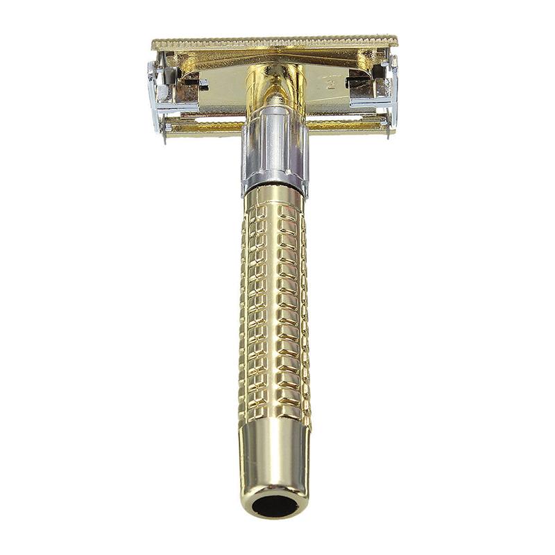 Product Introduction of Manual Shaver For Men Classic Stainless Steel Safety Razor Shaver With Brush And Box P7F3 20