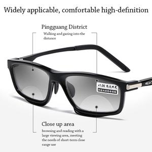 แว่นตาอ่านหนังสือกีฬา, ฟังก์ชั่นมัลติฟังก์ชั่นโฟโตโครมิก, พร้อมขาตั้งน้ำหนักเบาพิเศษ TR90, Unisex, การป้องกันการเปลี่ยนสีอัจฉริยะ, การปิดกั้นแสงสีฟ้า, เลนส์ไดออปเตอร์ +100, เหมาะสำหรับทั้งชายและหญิง