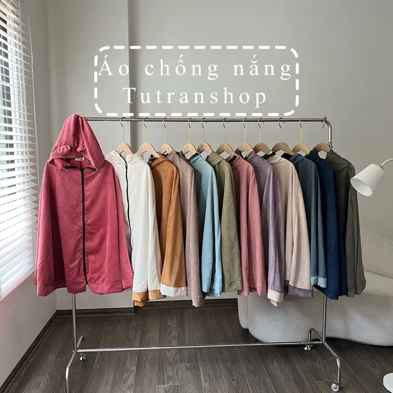 Áo Choàng Chống Nắng Nhung Tăm - Siu Dầy Tutranshop 5