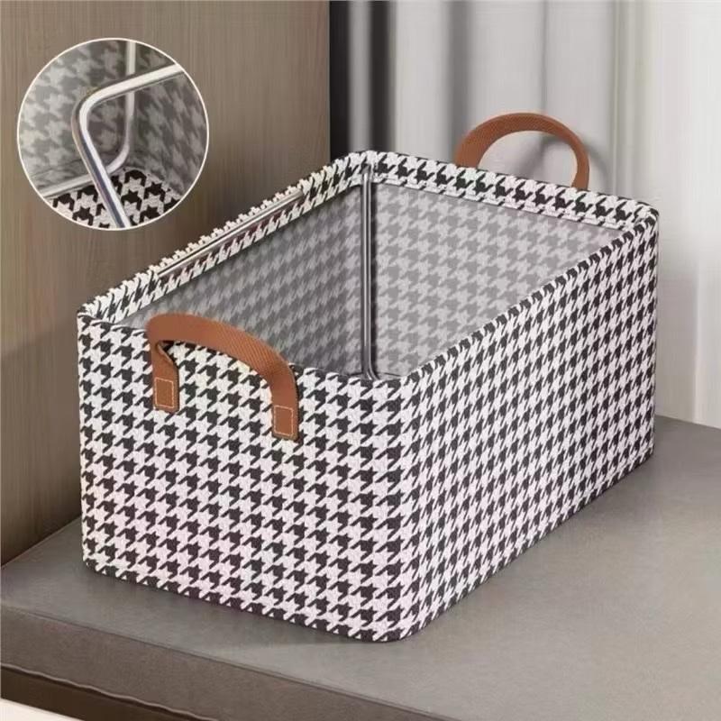 ￼Hộp Đựng Quần Áo Khung Thép Họa Tiết đa dạng, Đựng Chăn Màn, Đồ Lót... Tiện Lợi, Chắc Chắn, Có Thể Gấp Gọn Beejoo Officical 8