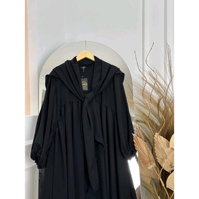 GAMIS ABAYA SET HIJAB SYAR'I BAHAN CRINKLE AIRFLOW PREMIUM MUSLIM PANJANG 5